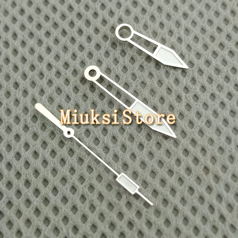 Серебряные стрелки часов подходят Ming DG2813 3804 Miyota 8215 8205 82 серии|Ремонтные