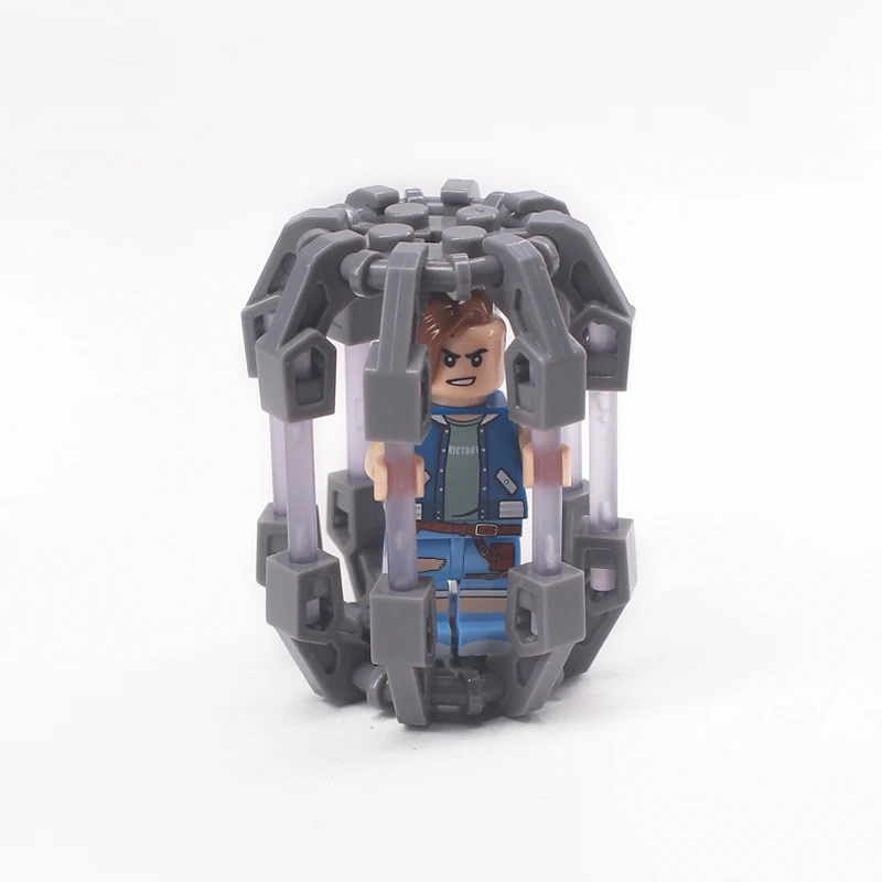 MOC оригинальность * тюрьма DIY светящиеся блоки кирпичи совместимые с детали для