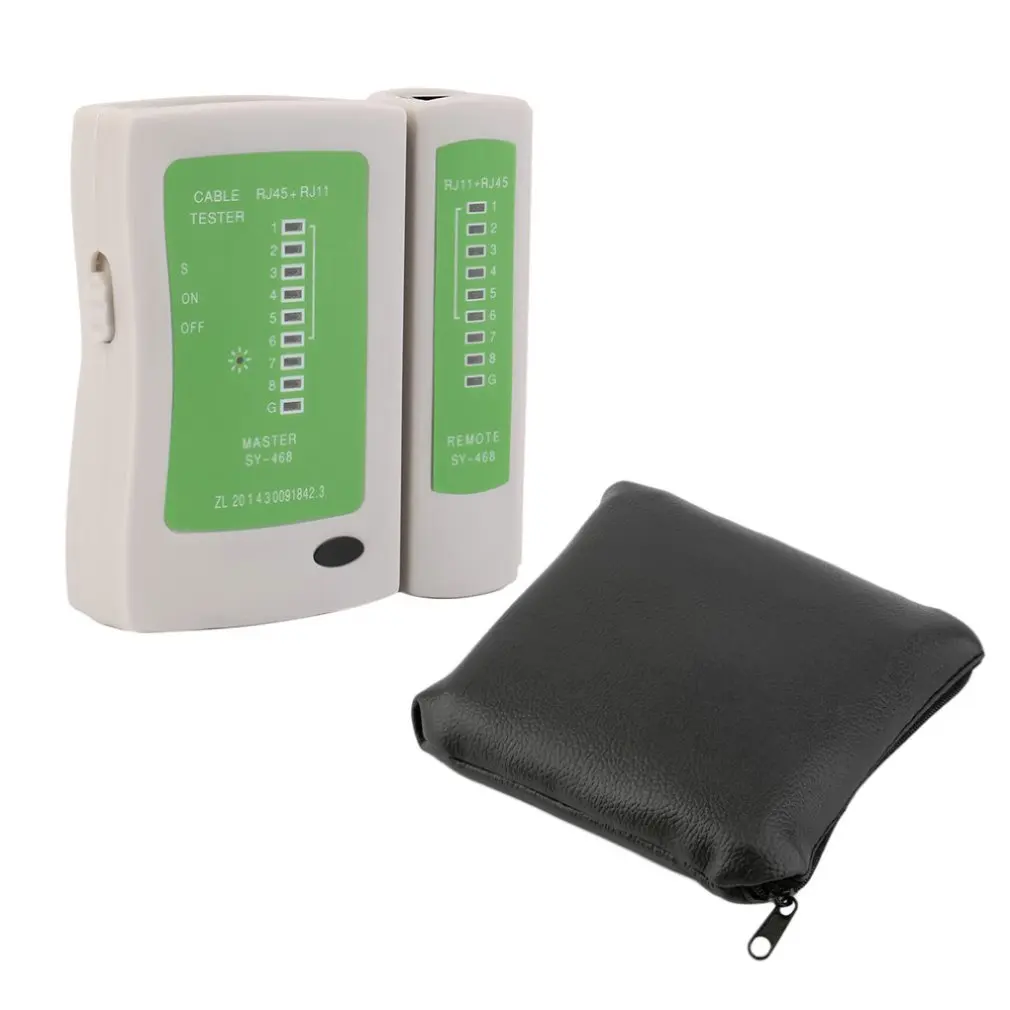 Профессиональный тестер сетевого кабеля RJ45 RJ11 RJ12 CAT5 UTP LAN детектор удаленные