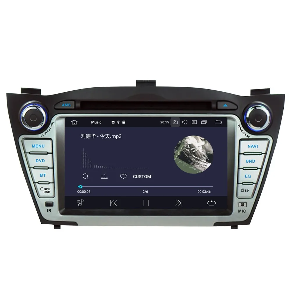 Aotsr Android 9 0 GPS навигация автомобильный DVD плеер для Hyundai IX35 Tucson 2009 2015 мультимедиа 2 din