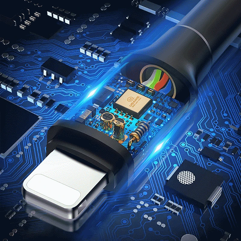 USB кабель USAMS SR для iPhone 12 Pro Max нейлоновый шнур передачи данных в оплетке 6 7 8 X XS