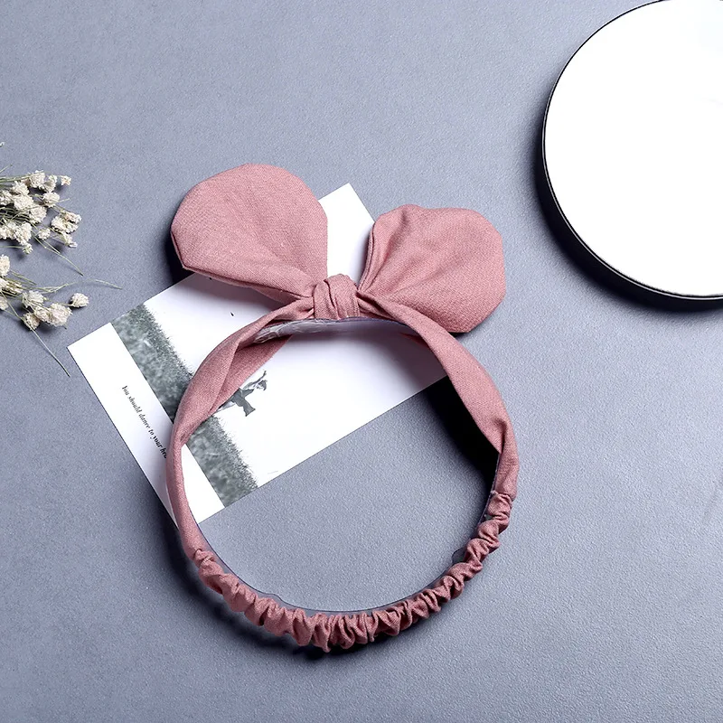 Environmental Protection Child Headwear Baby Hair Accessories Band Cotton Linen Material Flower 0-2 Years Old | Детская одежда и