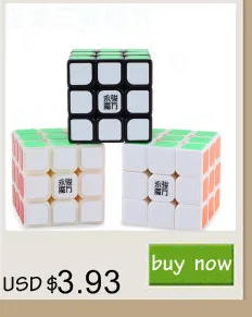 QiYi профессиональный 5*5*5 6,2 см пластик черный/белый/Stickerle профессиональная скорость магический куб образовательные головоломки для детей игрушки