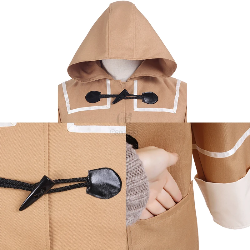 ROLECOS аниме No.6 костюмы для косплея костюм шиона Тренч парка куртка цвета хаки