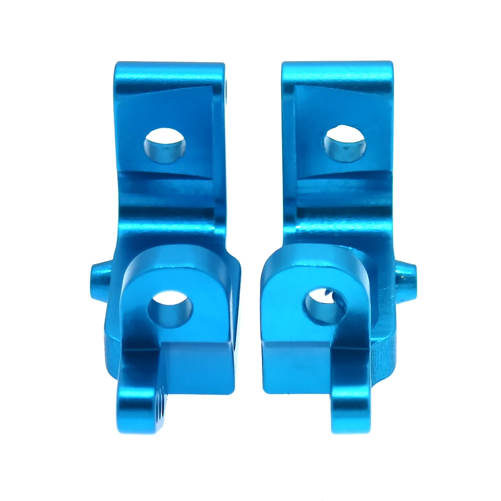 2Pcs/Pair front hub carrier anodized CNC machined for rc hobby model car 1/10 HSP REDCAT HIMOTO hopup parts 102010P 102010B | Игрушки и