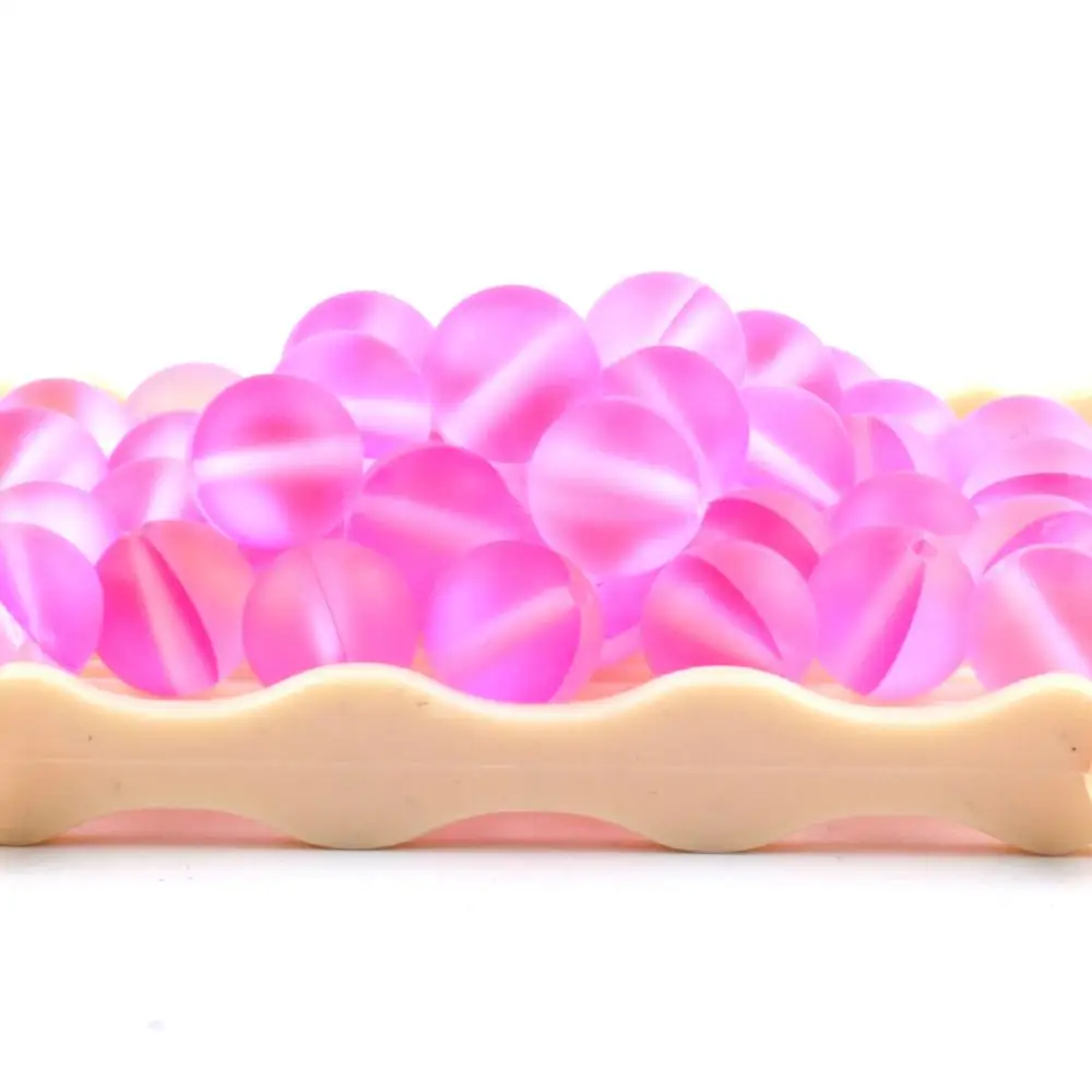 Matte Light Fuchsia Ассорти натуральный Австрийский Кристалл Лунный Камень Круглые бусины для изготовления ювелирных изделий 6 мм-12 мм блестящие шарики аксессуары - Цвет: Matte Light Fuchsia