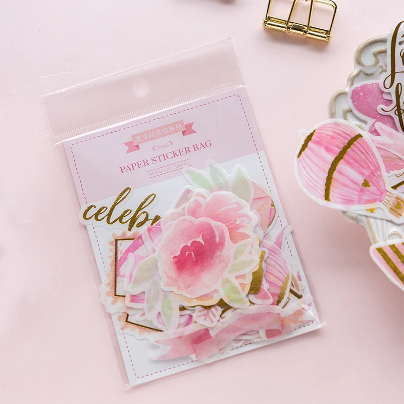 50 шт Горячее тиснение позолоченная бумага стикер фотоальбом скрапбук Стикеры