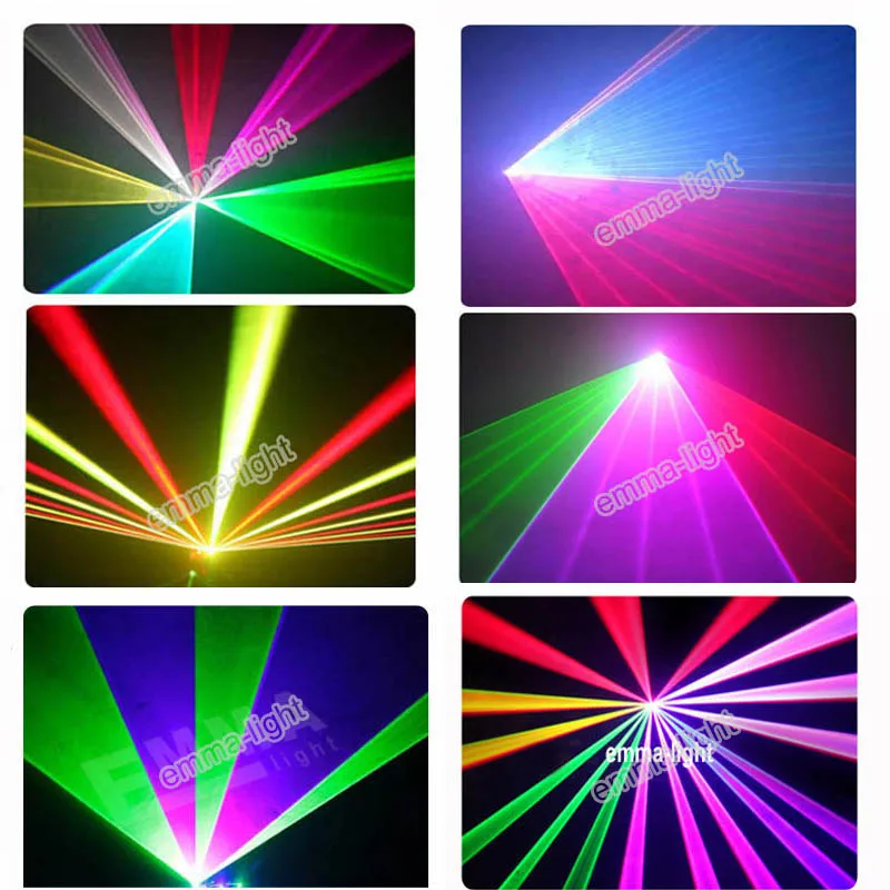 2017 4 Вт RGB Полноцветный наружный лазер 3D анимация dj осветительное оборудование rgb