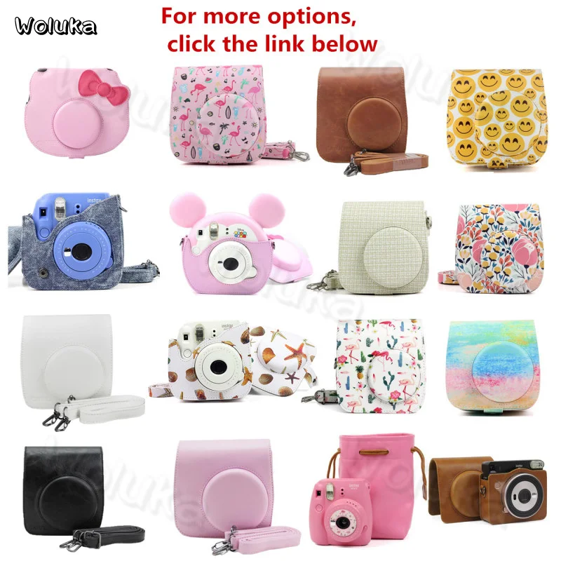 Чехол для камеры Instax Mini 9 качественная сумка через плечо из искусственной кожи с