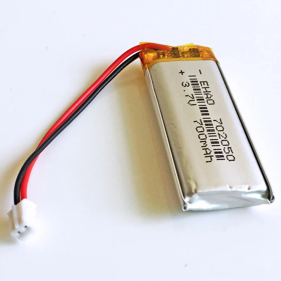 10 шт. JST PH 2.0 2Pin 3.7 В 700 мАч 702050 литий-полимерный lipo Перезаряжаемые Батарея для MP3 наушников Pad DVD Bluetooth камеры