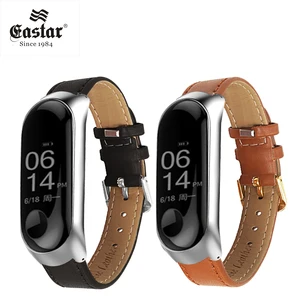 Ремешок из искусственной кожи для Xiaomi Mi Band 3, спортивный силиконовый браслет для xiaomi mi band 3