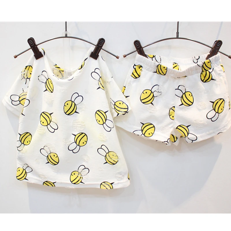 2017 лето дети Корейской версии люкс прекрасный пчелка сломал отверстие с коротким
