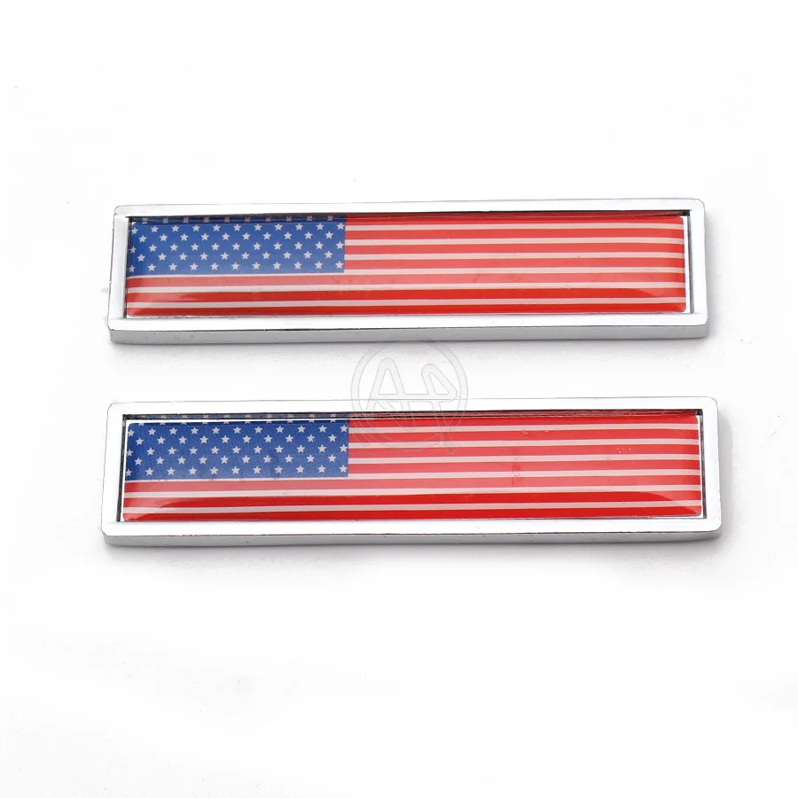 Universal Fit Car Side Body American National Flag Logo Decorative Emblem Badge Decal Symbol Anti-collision Sticker 1pair | Автомобили и