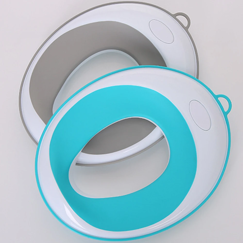 Secure Baby Trainer Ring Kids Soft PP Portable Non-Slip Hook Toilet Seat | Мать и ребенок