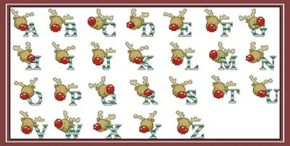 

Рукоделие, сделай сам вышивка крестом, наборы для вышивки, 11CT & 14CT & 16CT & 18CT, рождественские лося буквы