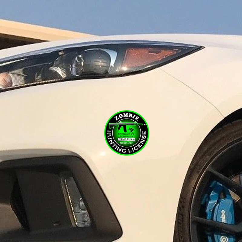 HotMeiNi 13 см x автомобильный Стайлинг наклейка для автомобиля охотничья Лицензия
