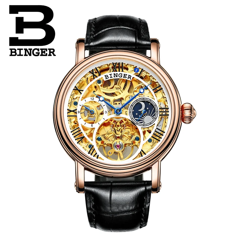 Mens Business Watches Top Brand Luxury Relogio Masculino BINGER Automatic For Men Mechanical Clock B 1171|watch for|watches for menwatch men brand |