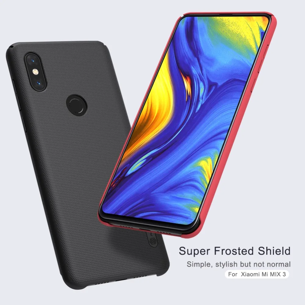 Xiaomi Mix 3 чехол Nillkin Супер Матовый экран Xiaomi Mix3 Жесткий ПК задняя крышка тонкий матовый чехол для телефона для Xiaomi Mix 3 Nilkin Capa