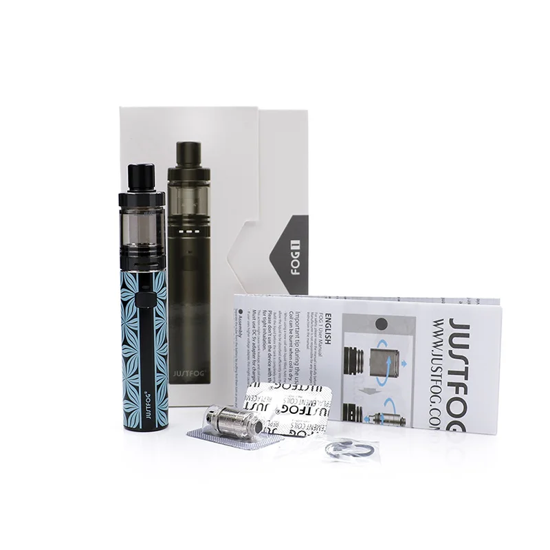 Bigsale 2 шт./лот, комплект JUSTFOG FOG1, ограниченная серия, 1500 мАч, встроенный аккумулятор, все в одном комплекте, vape pen2ML для обоих пусковых устройств