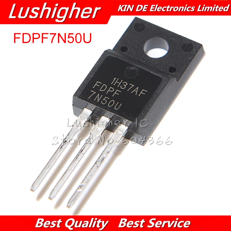 Новинка оригинальный FDPF7N50U TO220 7N50U TO-220 5 шт. | Электронные компоненты и