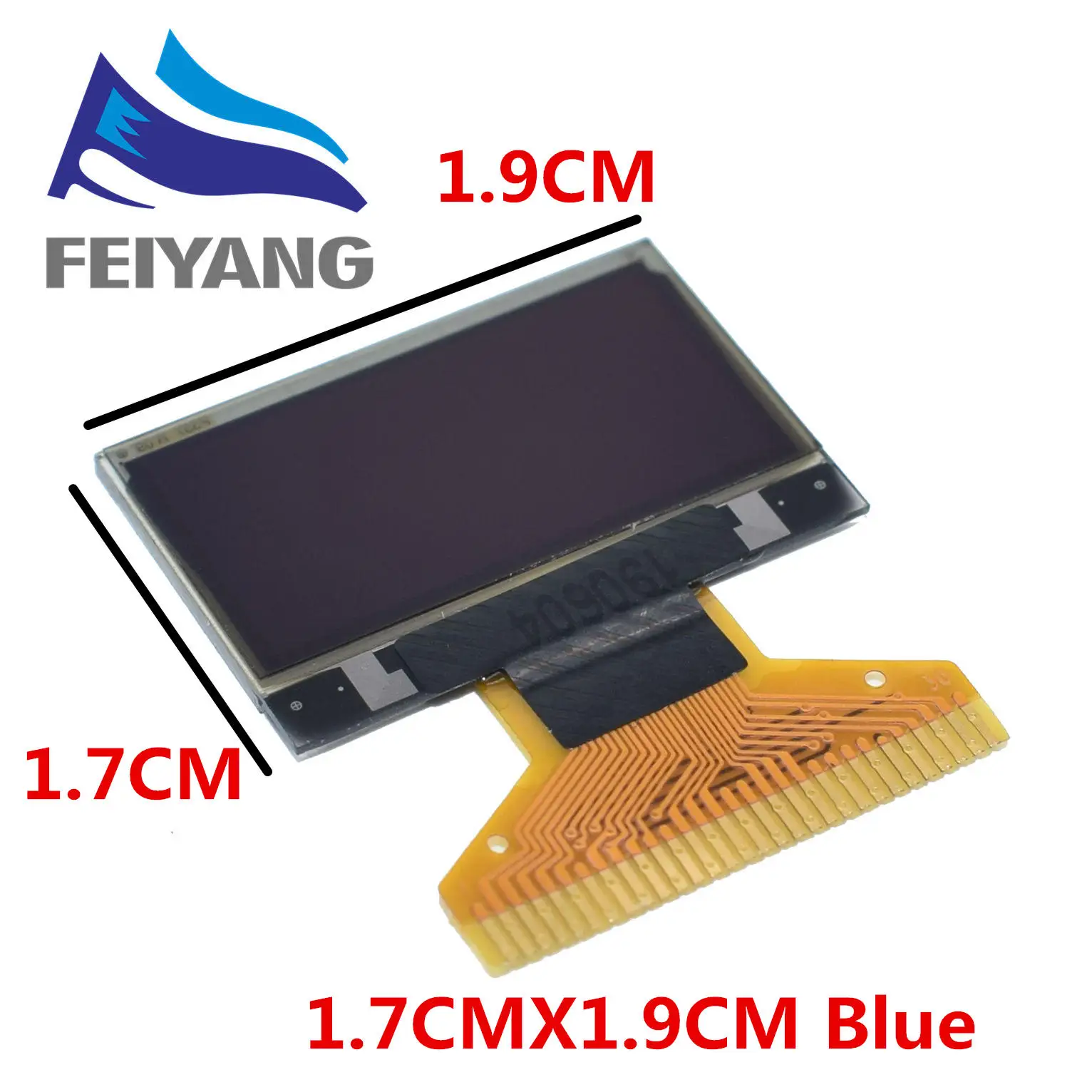Продукт 0,96 дюймов OLED IIC белый/желтый синий/синий 12864 OLED дисплей модуль IEC SSD1306 плата с ЖК-экраном для Arduino - Цвет: Blue
