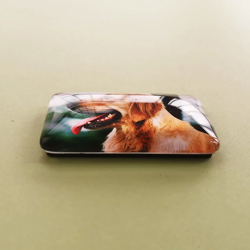 DIY персональный пользовательский стеклянный холодильник магнитные наклейки