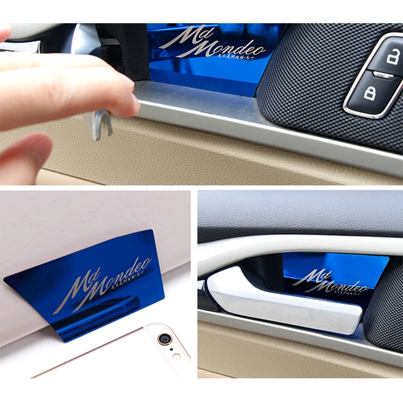 MCrea автомобильные декоративные наклейки из нержавеющей стали для Ford Mondeo MK5 MKV 2017