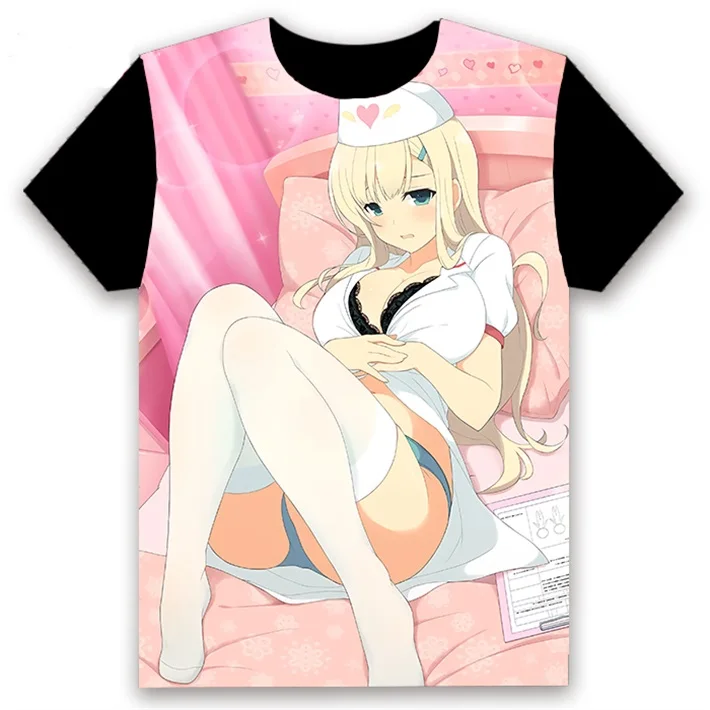 12 Модная футболка аниме Senran Kagura Shinovi Versus Kayano Ai, косплей, короткий рукав, унисекс, повседневная черная футболка, летняя забавная футболка - Цвет: 12