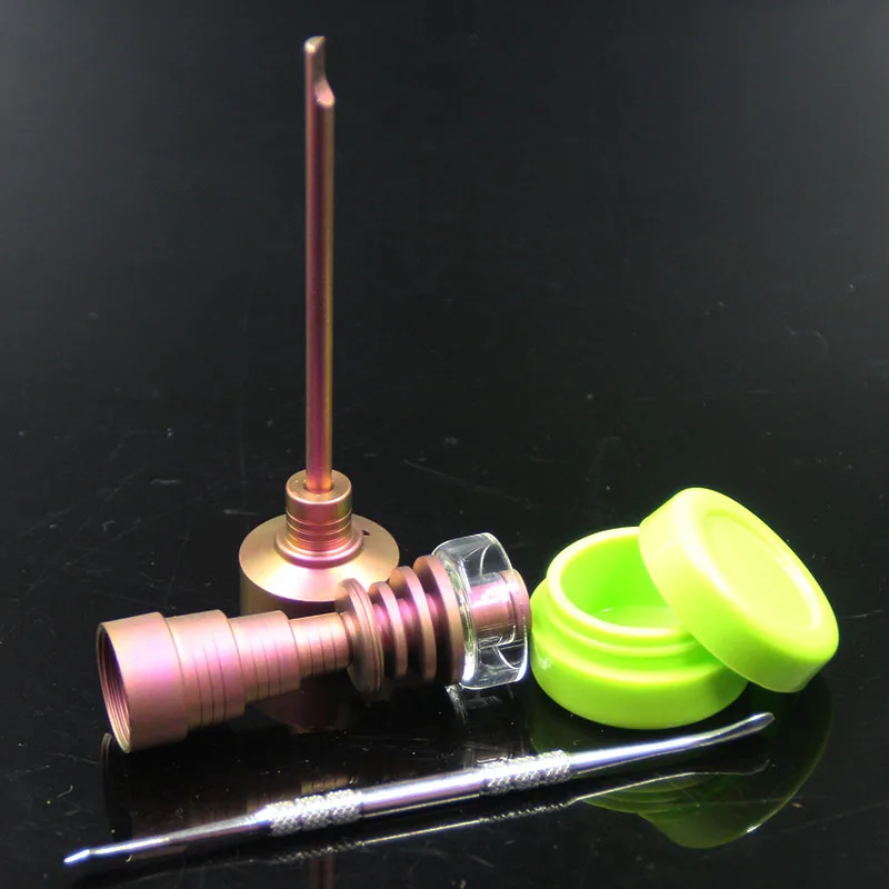 Новый цвет titanium ногтей карбюраторная крышка 10 мм 14 и 18 Мужские женские с (dabber)