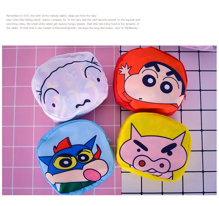 IVYYE 1 шт. Crayon Shin-chan модная переносная дорожная сумка в стиле аниме многоразовые складные сумки-тоут сумки для багажа Сумки для хранения новые