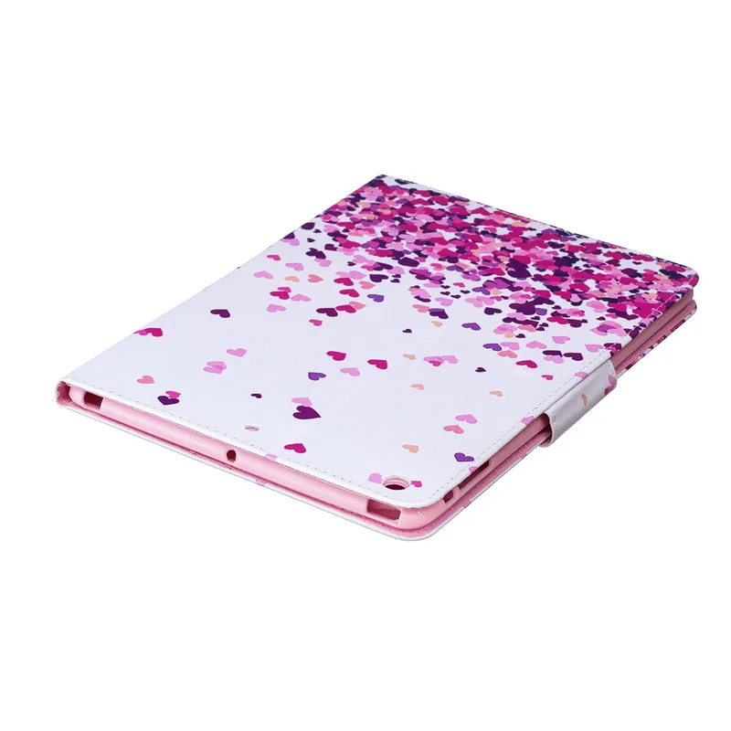 Wekays для Apple Ipad Air Ipad 5 с милым рисунком кота кожи(полиуретан) с откидной крышкой с функцией подставки чехол для IPad Air IPad 5 IPad5 9," Чехол для планшета