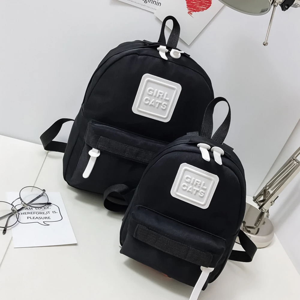 Два размера, милый холщовый рюкзак, сумка Harajuku, школьная сумка, маленький рюкзак, свежая мини-сумка на плечо, женский рюкзак для путешествий для подростка