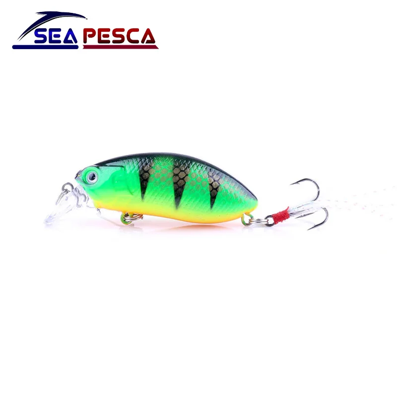 6 см 9 г Topwater рыболовные приманки Crankbait artificiais para Рыбалка свимбейт воблеры # крючки