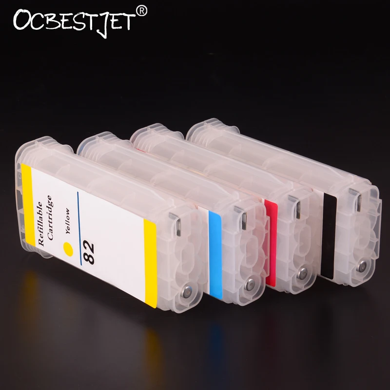 

[Third Party Brand] 130ML Refillable Ink Cartridge For HP 10 82 For HP DesignJet 500 500ps 800 800ps 815MFP 820MFP Printer