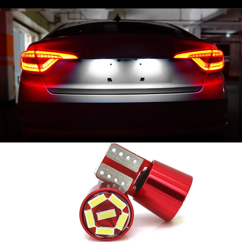 2x Белый Canbus T10 W5W 194 168 светодиодный 4014 SMD 6 s подсветка для интерьера номерного знака