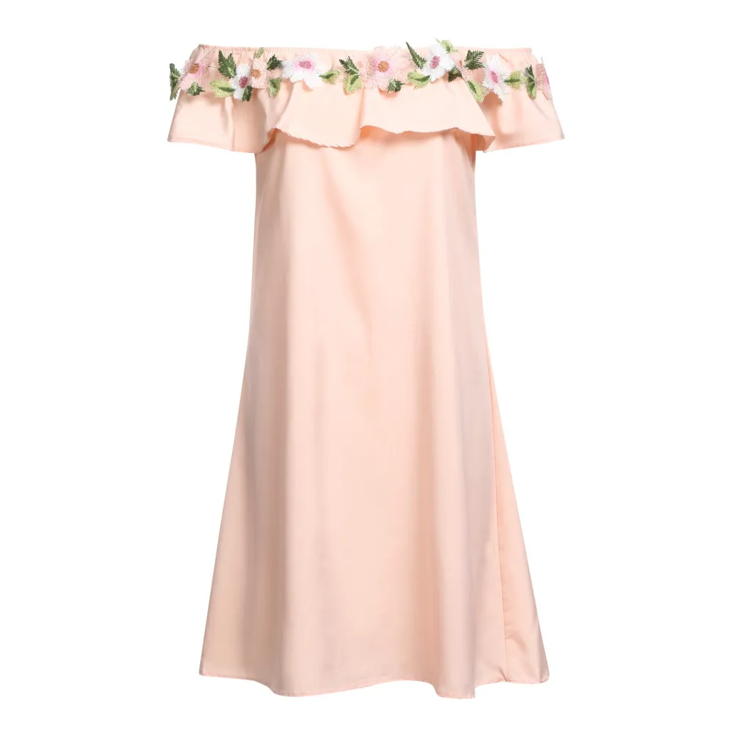 Стильная бароновая семейная Одежда для взрослых и малышей наряды Цветочное