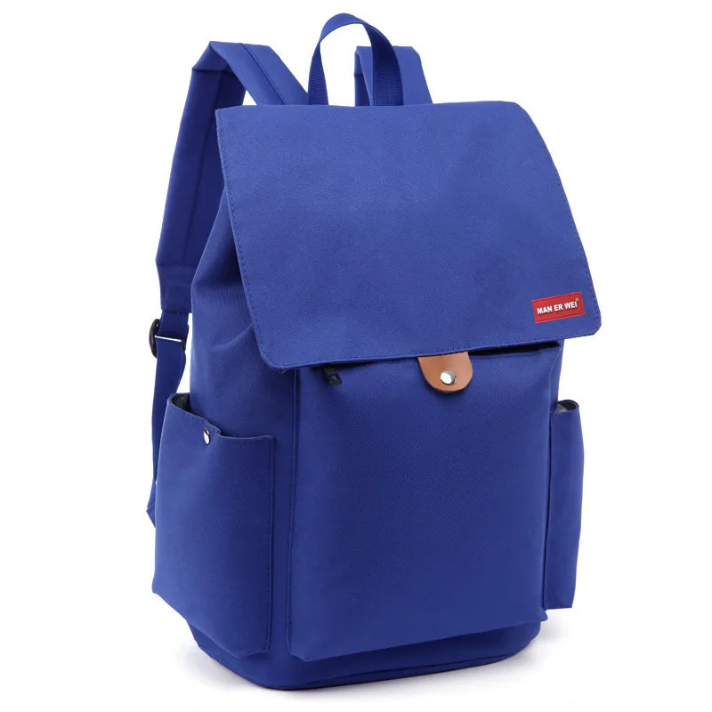 Shoulders Waterproof Student A Bag Leisure Travel laptop anti theft Backpack women mochila school bags for teenage girls - Цвет: Sapphire Blue (S)