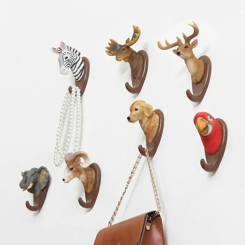 

Creative Animal Hook Home Decoration Wall Hanging Resin Handicraft Hooks