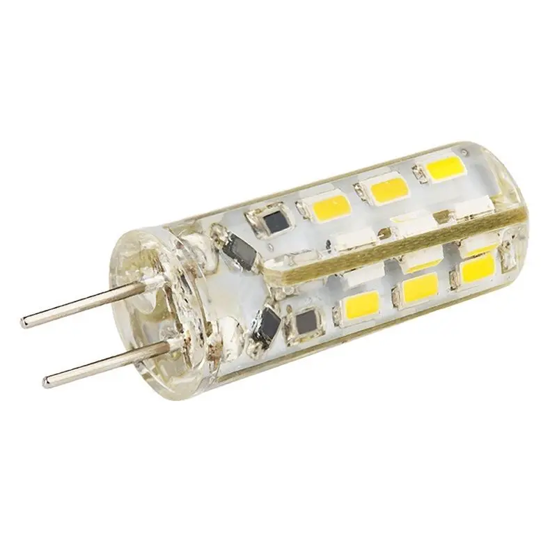 1PCS G4 Home 3014SMD LED light lamp Warm White Silicone Crystal Slim 1.5W 12V | Replacement Parts