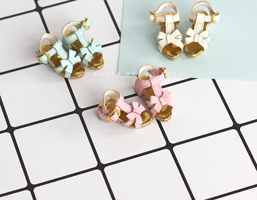 Blyth кукольные сандалии с галстуком бабочкой в наличии для Azone Momoko JB Pukifee