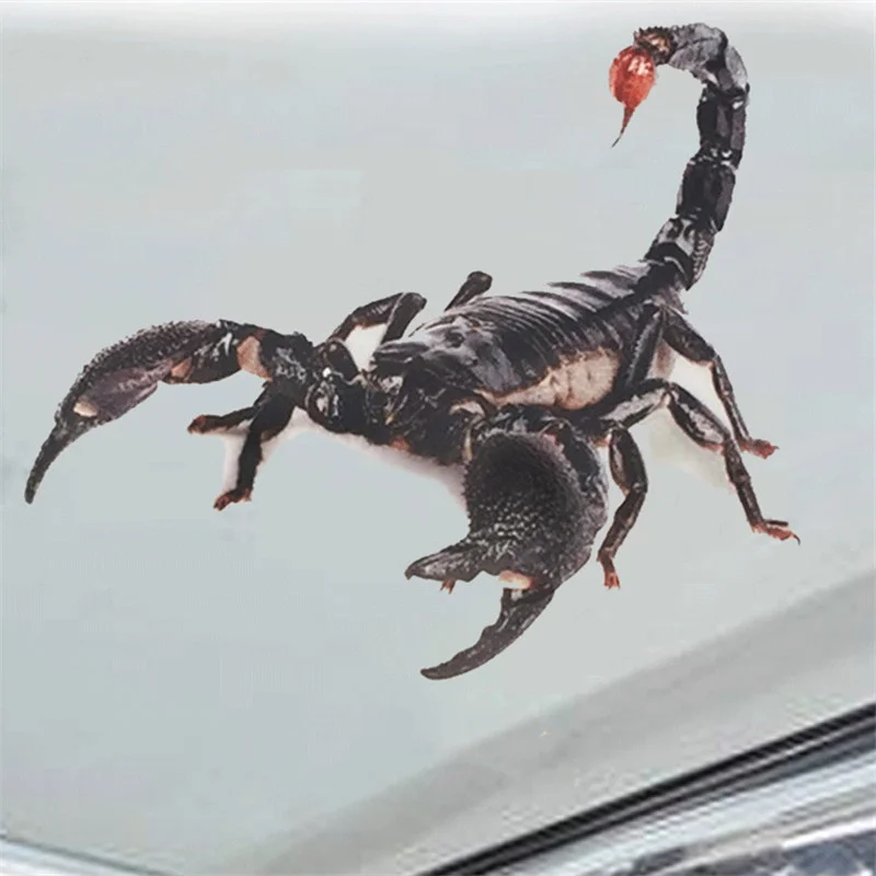 3d-наклейка на автомобиль стикер с изображением паука ящерицы Скорпиона для Kia