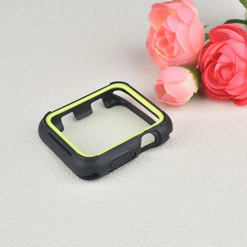 TPU Cover For Apple watch Case Apple watch 5 4 44mm 40mm Silicone Protector Bumper for iWatch 3 2 1 42mm 38mm Accessories 44 40