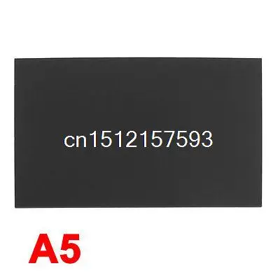 

5mm Black Plastic Acrylic Cut Plexiglass Sheet A5 Size 148mm x 210mm