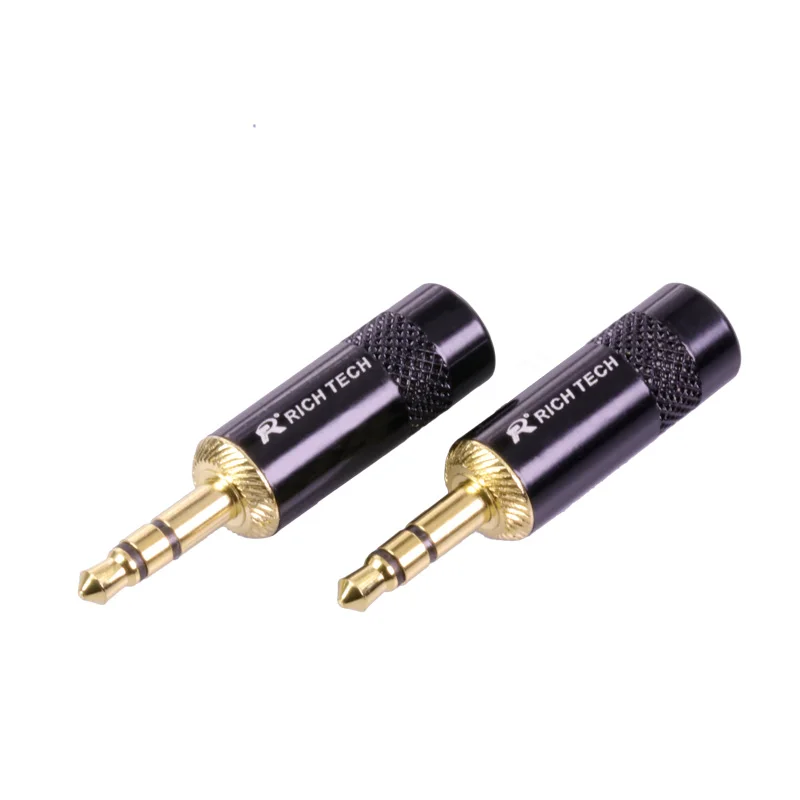 4 шт. Jack 3 5 полюса мм аудио Позолоченный разъем для наушников RCA разъемы jack стерео