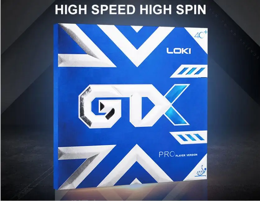 ITTF одобренный Ван Хао Локи GTX PRO 40 + синяя губка для торта stacky Speed резина