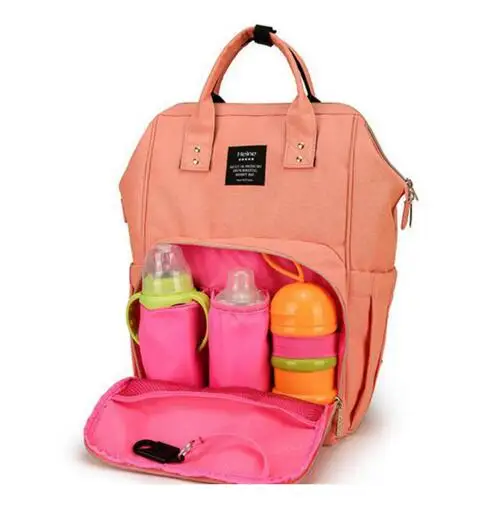 Heine polyester baby diaper bag nappy changing mummy dad nursing zipper travel backpack waterproof maternity stroller organizer | Мать и
