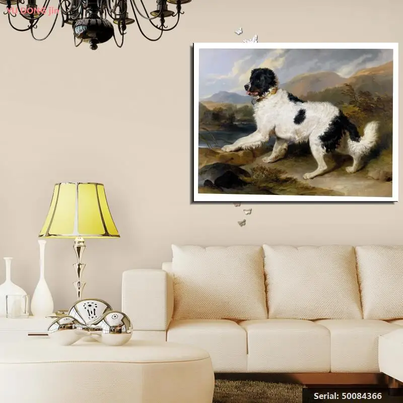 Edwin Henry Landseer классическая картина маслом Рисование Искусство спрей без рамки