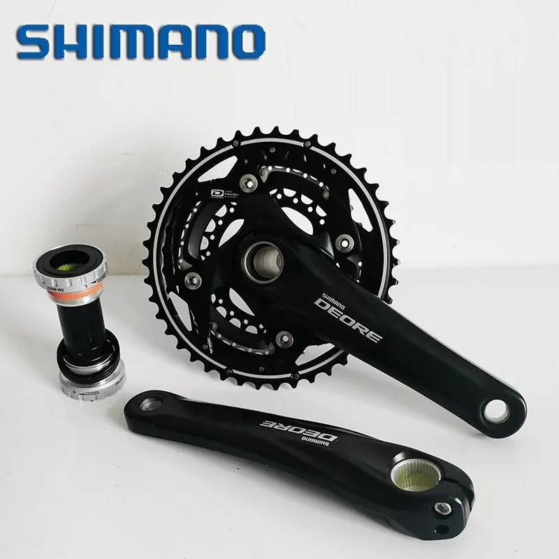 SHIMANO DEORE FC M610 шатун для велосипеда 170 мм 175 42T 32T 24T зубчатая цепь с нижним