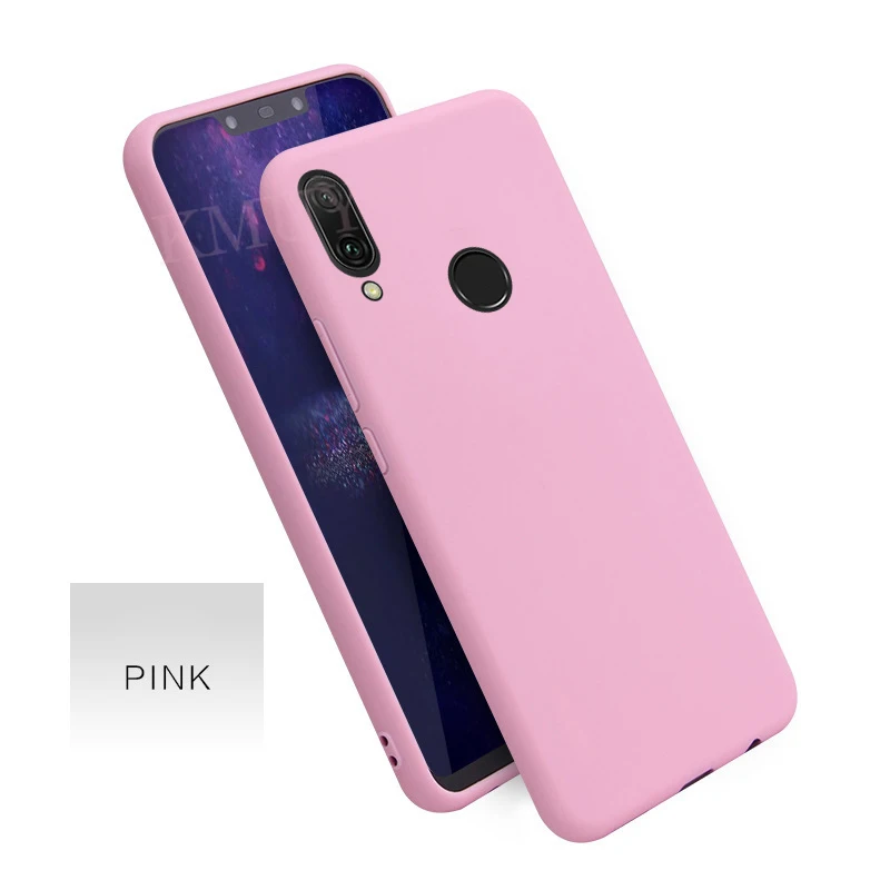 Мягкий чехол ярких цветов для huawei P30 Pro Y9 Y6 Y7 Prime P Smart mate 20 Pro P20 Lite Honor 8A Pro 8A 8S 7A 7C черный чехол