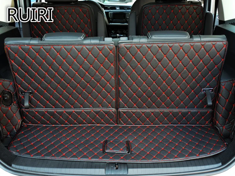 Новинка и Бесплатная доставка! Специальные коврики для багажника Volkswagen Touran на 6
